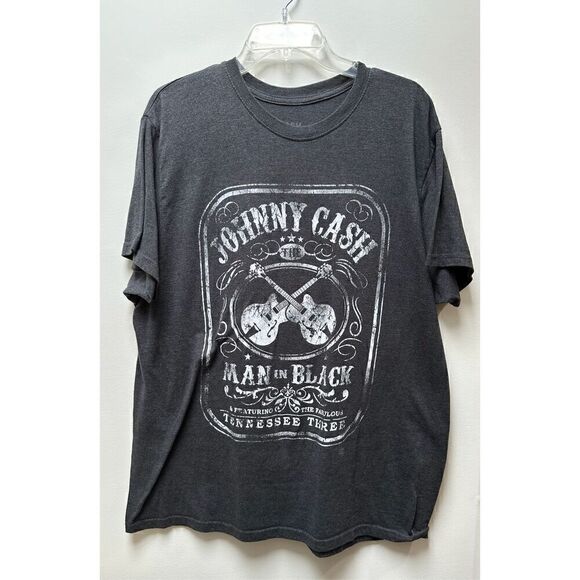 Cash Other - Johnny Cash Man In Black men’s short sleeve black t-shirt size 2XL. #3-1182
